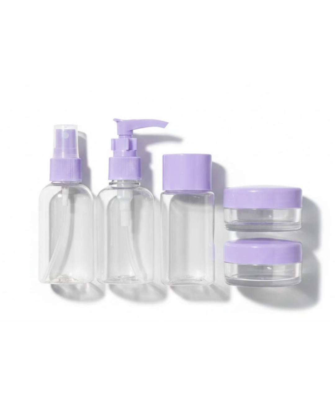 30 ml 5 Parça Seyahat Şişesi Seti Sızdırmaz Taşınabilir