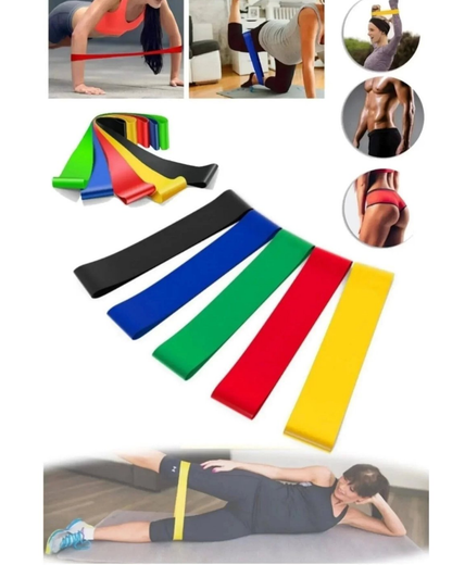 Spor Antrenman Direnç Bandı Esnek Dayanıklı Egzersiz ve Fitness Lastiği