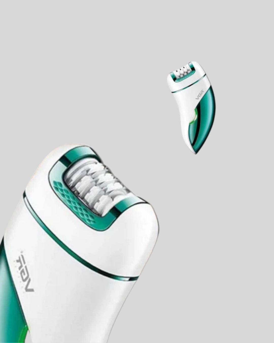 Çok Fonksiyonlu Epilatör 600mAh 90 Dakika Kullanım LED Metal Başlık Su Geçirmez Yeni Nesil