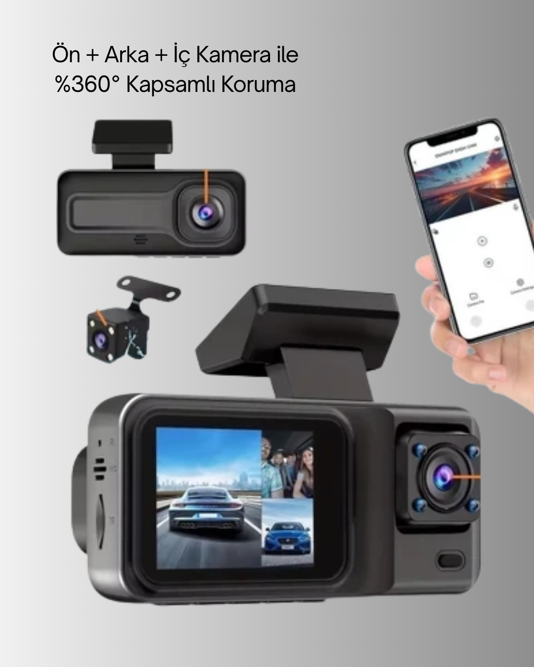 A98 GENİŞ AÇILI ARAÇ KAMERA