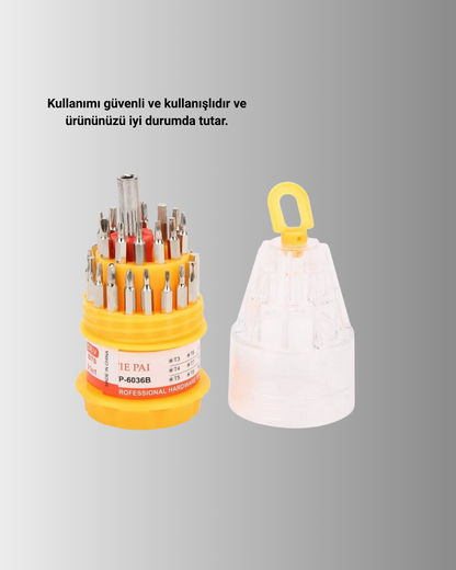 Çok Fonksiyonlu Tornavida Seti Telefon ve Bilgisayar Uyumlu