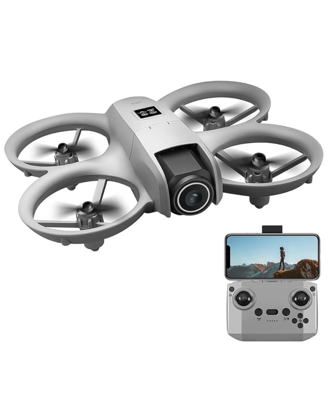Çocuk ve Yetişkin Kullanımına Uygun Kameralı Akıllı Drone