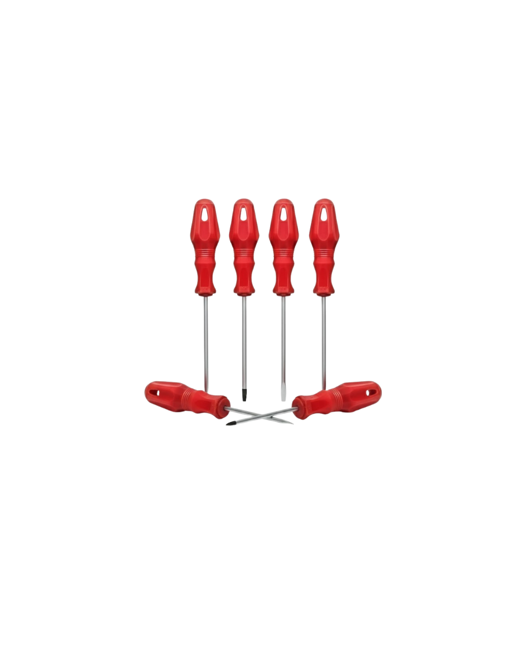 Düz ve Yıldız Başlıklı 7li Tornavida Seti Ergonomik Tutma