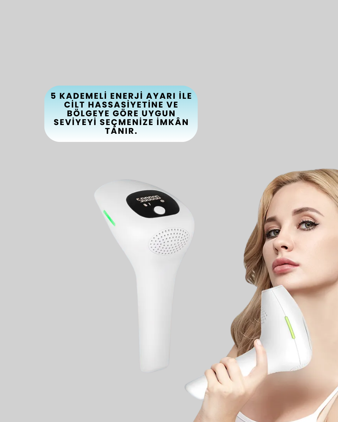Hasuba HS-262 IPL Epilasyon Cihazı 5 Kademe 1M Atım