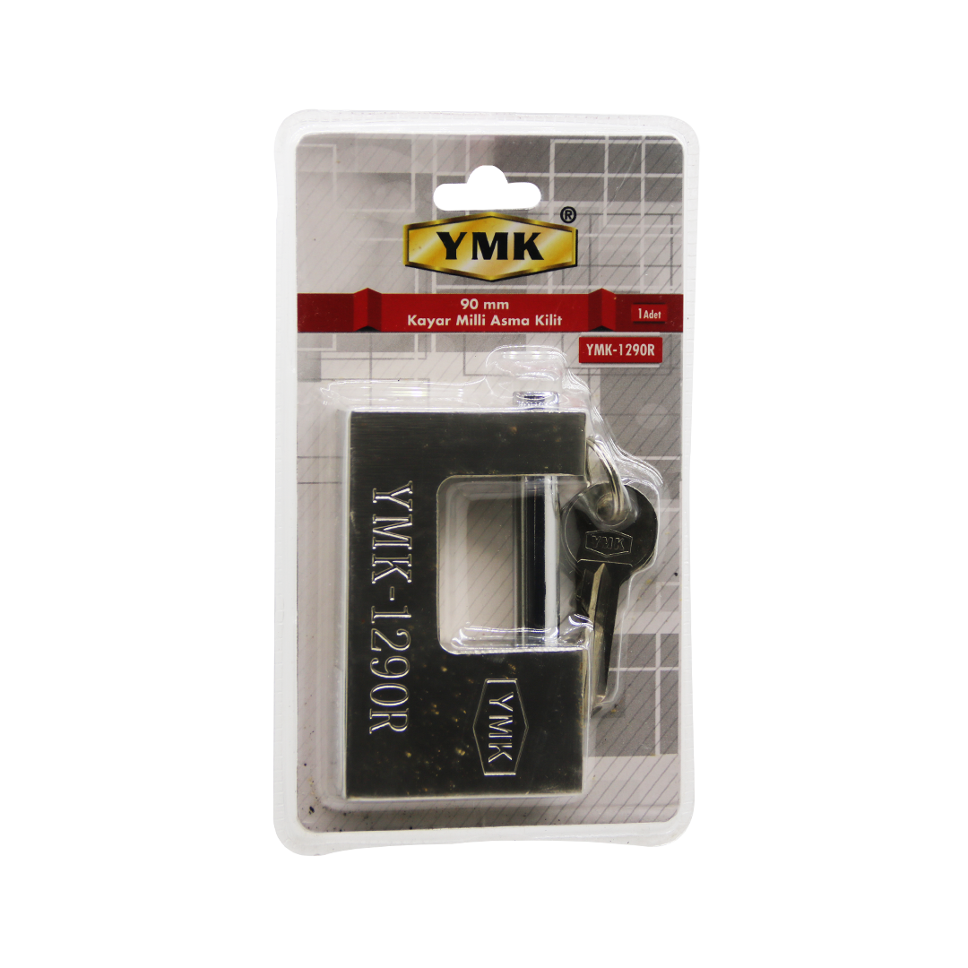 90MM GRİ KAYAR MİLLİ ASMA KİLİT (5643)