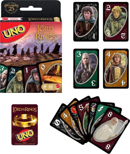 Mattel Games UNO Lord of the Rings Kartlar JMF13