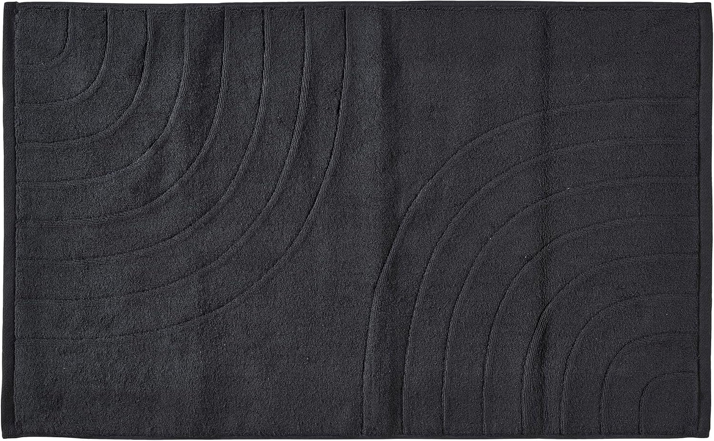 Zone Denmark Time Banyo Paspası Siyah%100 Pamuk 50X80 Cm