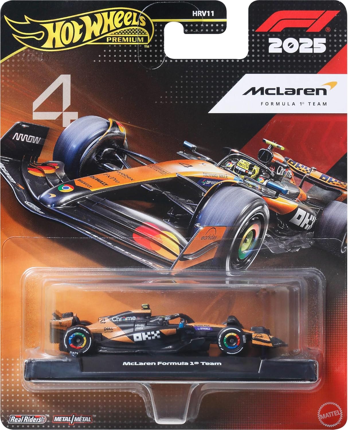 Hot Wheels F1 McLaren Norris 1:64 ölçekli, JKD88