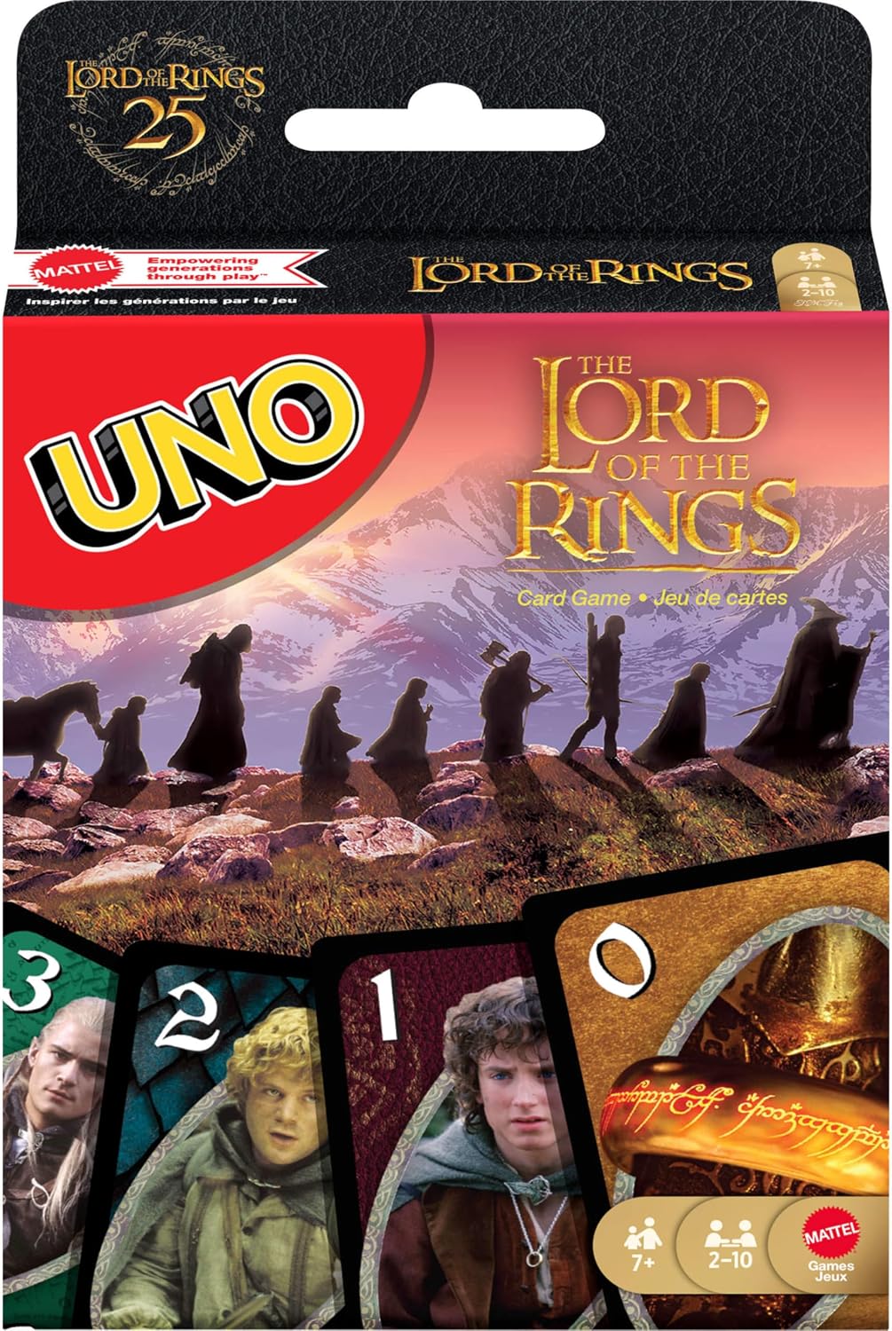 Mattel Games UNO Lord of the Rings Kartlar JMF13