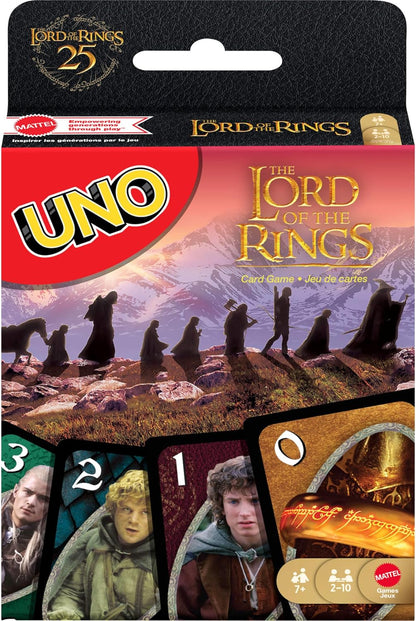 Mattel Games UNO Lord of the Rings Kartlar JMF13