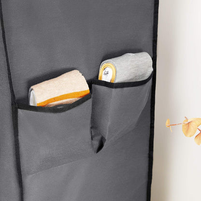 SONGMICS Toz Geçirmez Örtülü 10 Katlı Ayakkabı Rafı, 88x28x160 CM, Gri, RXJ36G
