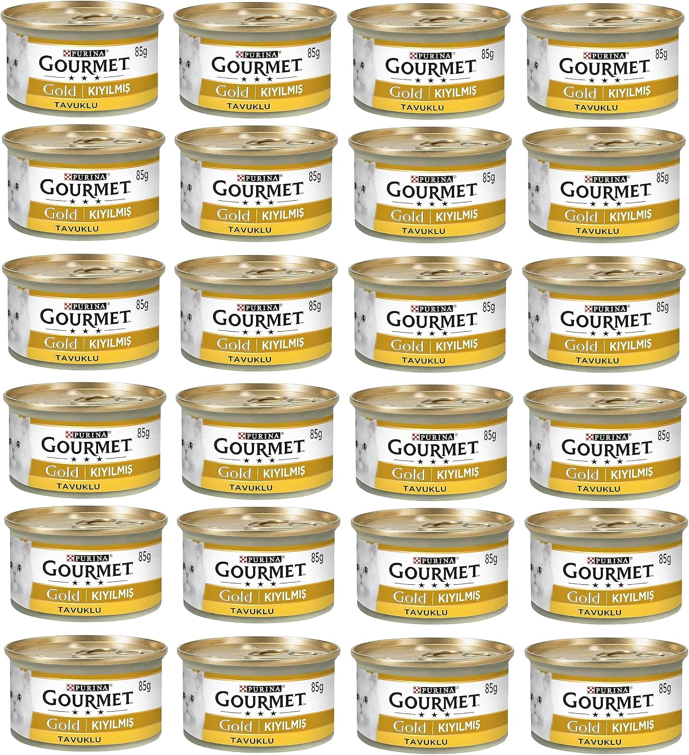Gourmet Gold Kıyılmış Tavuklu Yaş Kedi Maması 85 gr x 24 Adet
