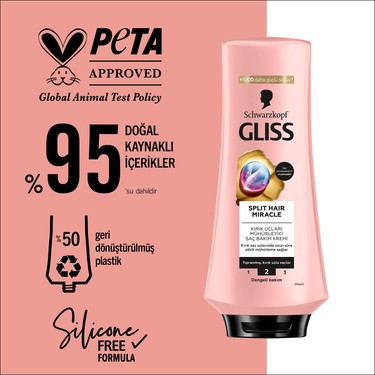 360 ml Kırık Uçları Mühürleyen Saç Kremi, Yıpranmış Saçlar İçin