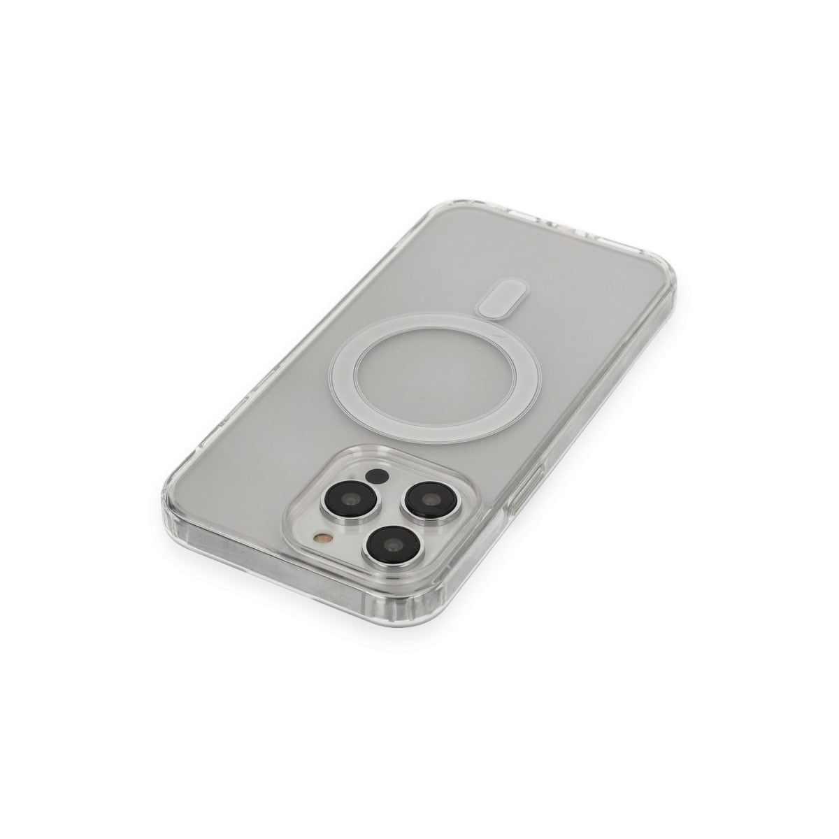 iPhone 14 Pro Max Kılıf Matte Şeffaf Magneticsafe - Şeffaf