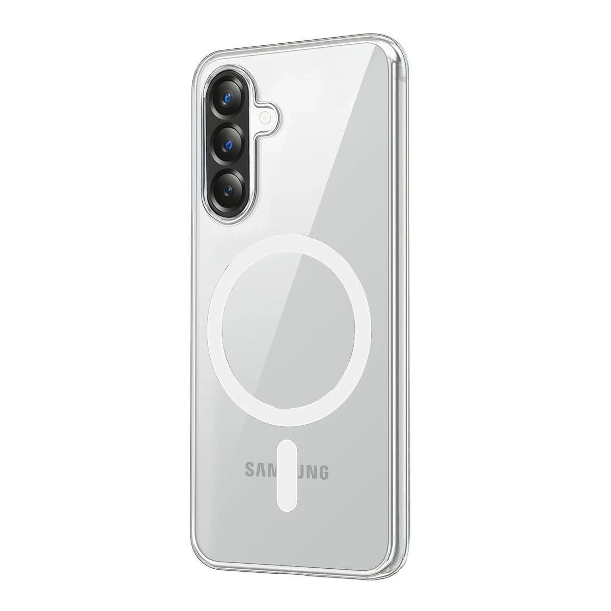 Galaxy A57 5G Combo Sert Şeffaf Magsafe Kapak - Şeffaf