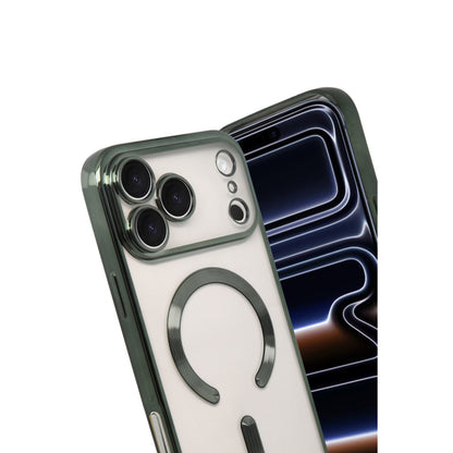 iPhone 17 Pro Kross Magneticsafe Kapak - Koyu Yeşil