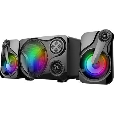 Mikado MD-BT28 5W+3W×2 Siyah LED Işıklı