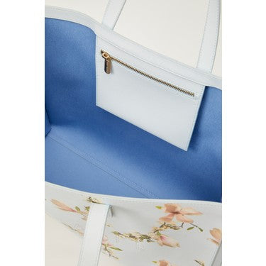 Ted Baker Mavi Ikonik Floral Desenli Küçük Çanta ile Şıklık