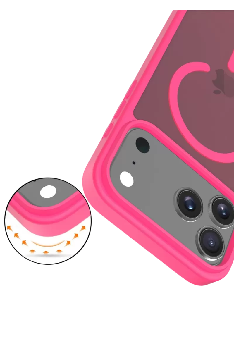 iPhone 17 Pro Max Jota Magsafe Kapak - Rose