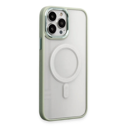 iPhone 15 Pro Kılıf Room Magneticsafe Silikon - Su Yeşili