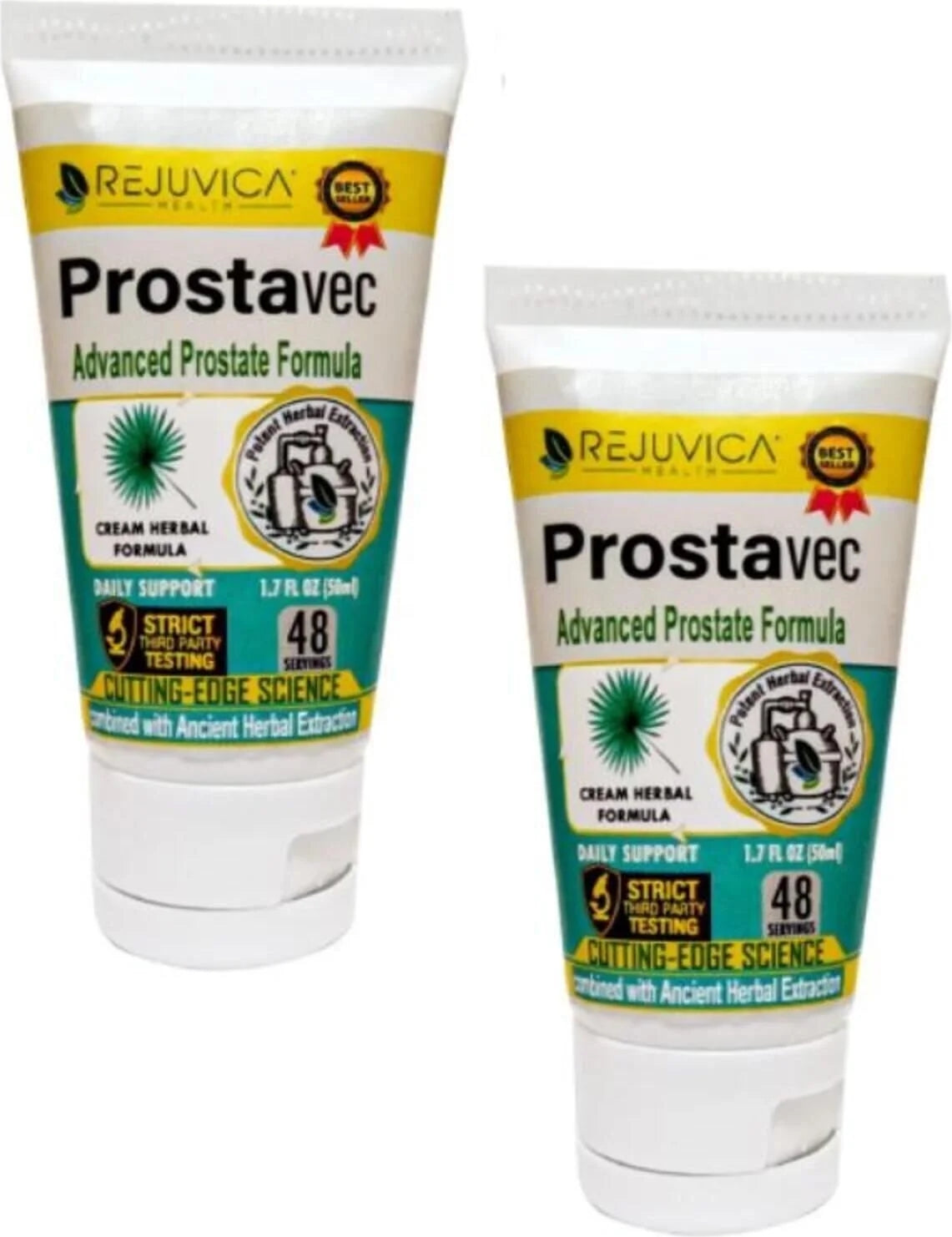 Prostavec Advancede New Formula Erkeklerin Özel Leyici Masaj Kremi 50 ml 2 Adet.