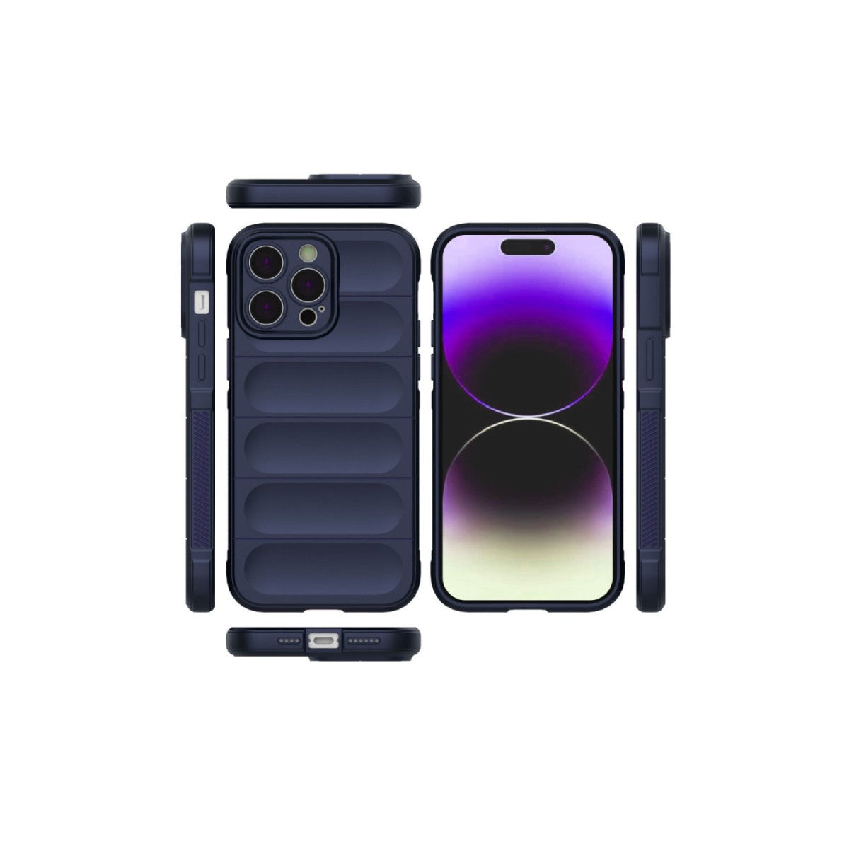 iPhone 16 Pro Max Kılıf Optimum Silikon - Lacivert