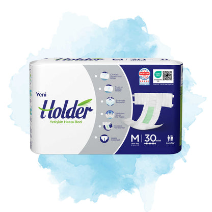 Belbantlı Yetişkin Hasta Bezi - M - 120 Adet, 4 Paket