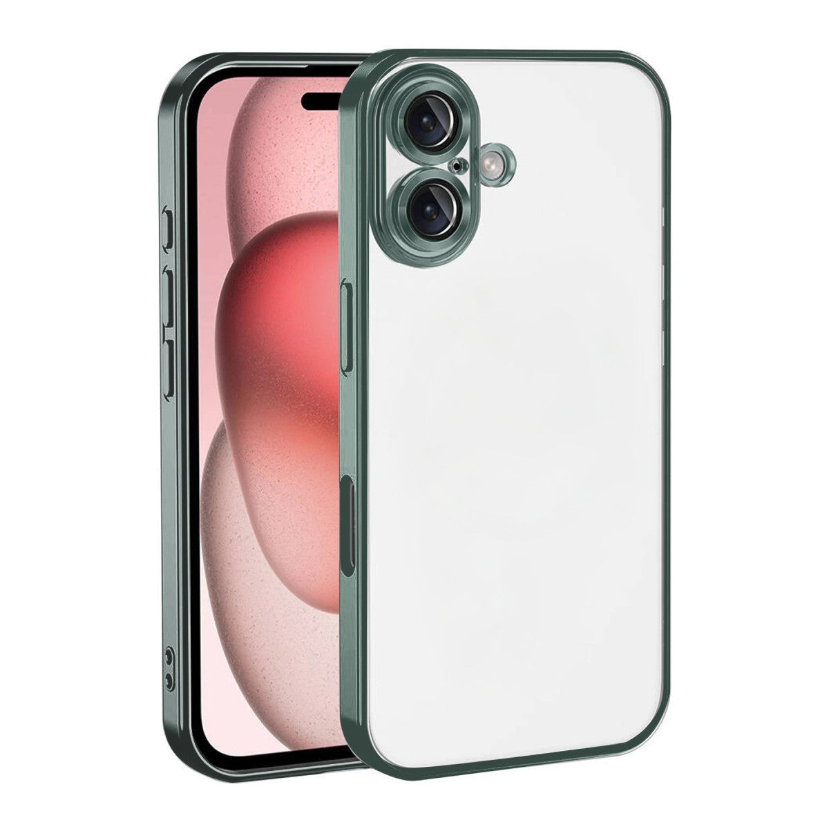 iPhone 17 Razer Lensli Silikon - Yeşil
