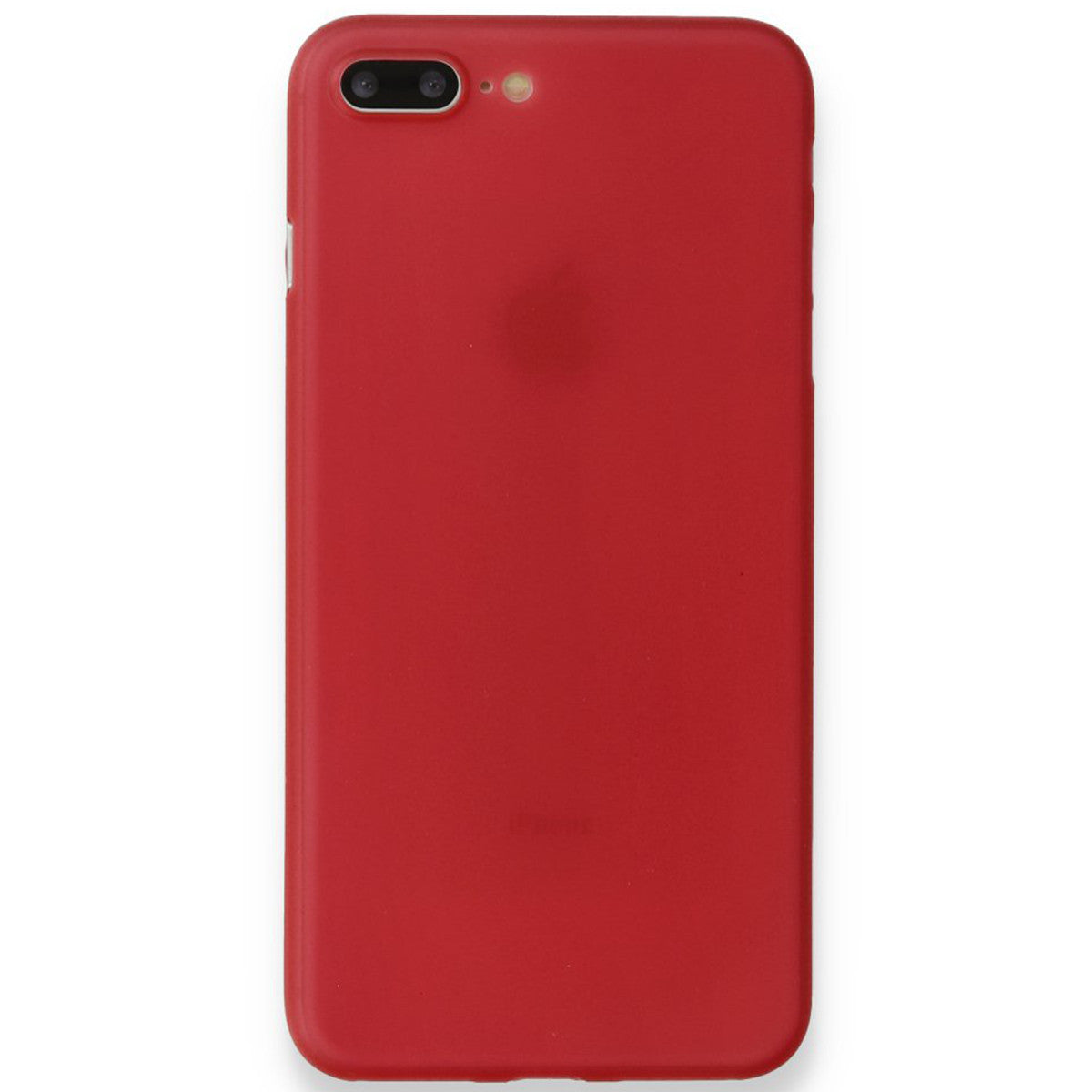 iPhone 8 Plus Kılıf PP Ultra İnce Kapak - Kırmızı