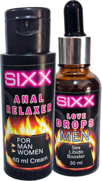 Süper Sixx Kadın ve Erkeklere Krem ve Erkeklere Özel Damla