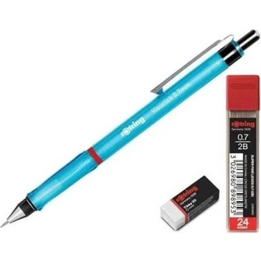 0,7mm Şeffaf Versatil Kalem Seti, Silgi ile
