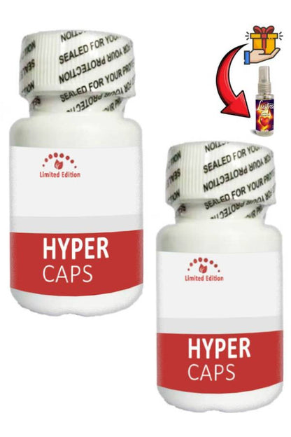Hyper Erkeklere Özel Bölge Destekleyici 15'li x 2 ad+Lustra Masaj Yağı