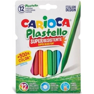Yıkanabilir Pastel Boya Kalemi, 12'li Set, Kirletmeyen