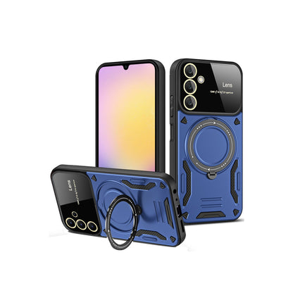 Galaxy A14 4G Kılıf Joy Lens Standlı Kapak - Lacivert