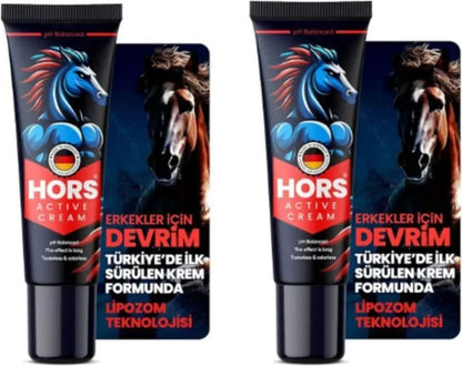 Hors Active Cream Erkekler İçin Krem 50 ml - 2 Adet