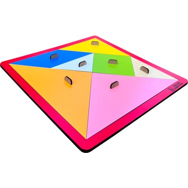 Ahşap Mega Tangram, Eğitici Oyun ve Eğlence
