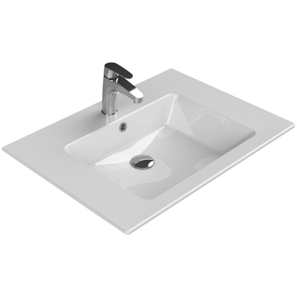 71 cm Etajerli Turkuaz Seramik ile Modern Tasarım