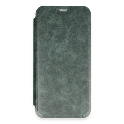 iPhone 16 Kılıf Flip Cover - Koyu Yeşil