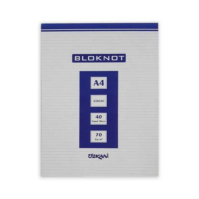 G0379 A4 40 Yaprak Masa Bloknot Çizgili 1 Adet