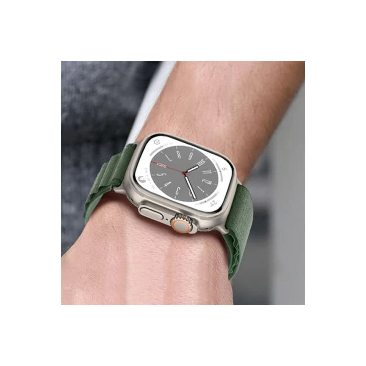 Watch 42mm Mountain Kordon - Siyah-Yeşil