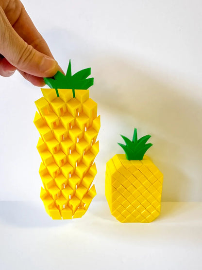 3D Baskı Ananas Fidget Oyuncak - Hareketli Duyusal Masa Oyuncağı, Stres Giderici Puzzle Fidget