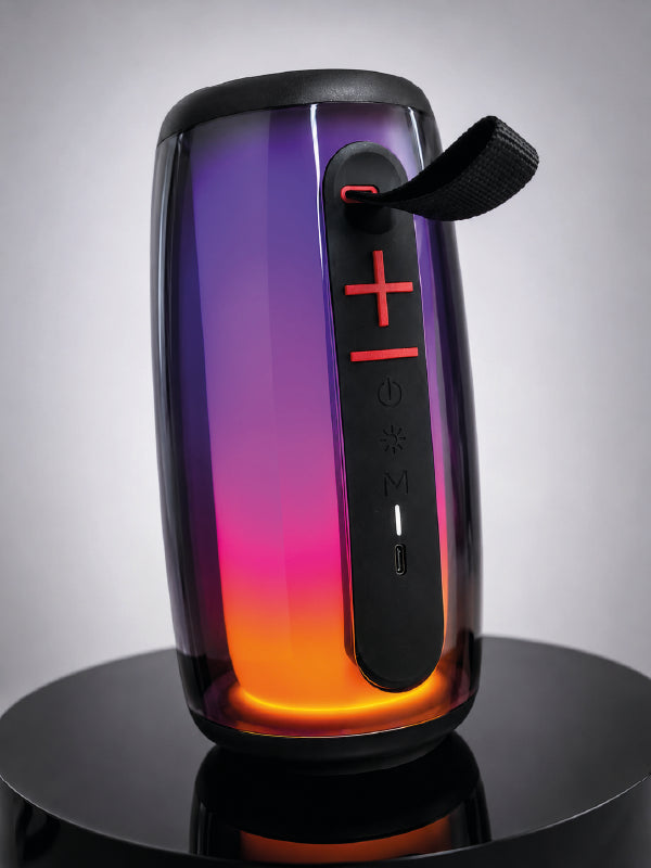 Kablosuz Bluetooth Hoparlör RGB Ambiyans Işıklı USB ve TF Kart Destekli
