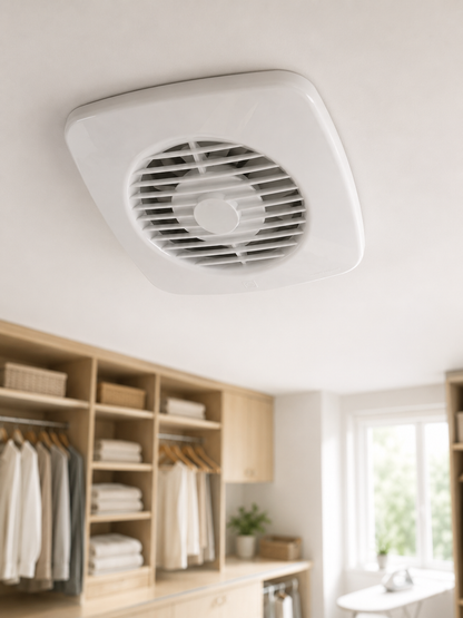 Banyo WC Mutfak Aspiratörü 16 W 120 mm Havalandırma ve Hava Tahliye Fanı