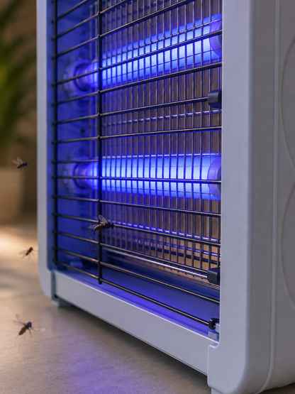 UV Işıklı Sinek Öldürücü Lamba 12W Çift Tüplü Elektrikli Böcek Öldürücü