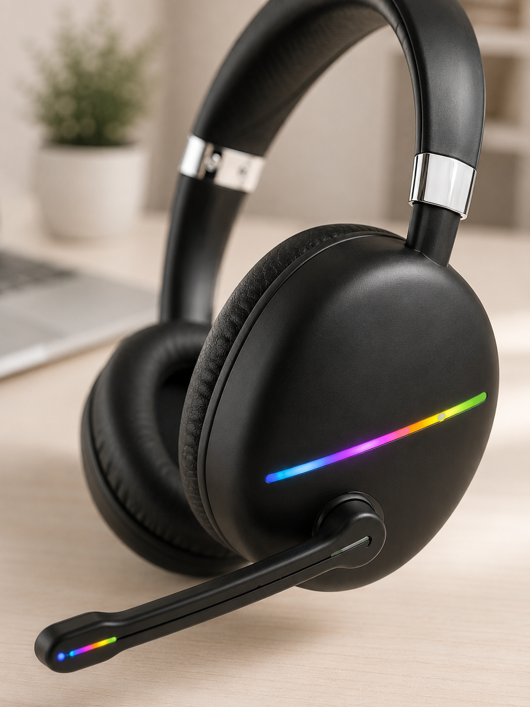 RGB SİYAH KULAKLIK MAX-17