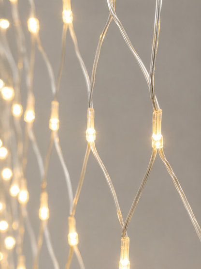 İç ve Dış Mekân Kullanımına Uygun 3x3 Metre LED Işık Ağı