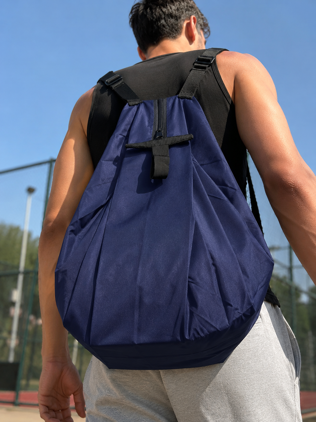 Kamp Seyahat Spor ve Piknik İçin Geniş Hacimli Katlanabilir Omuz Çantası