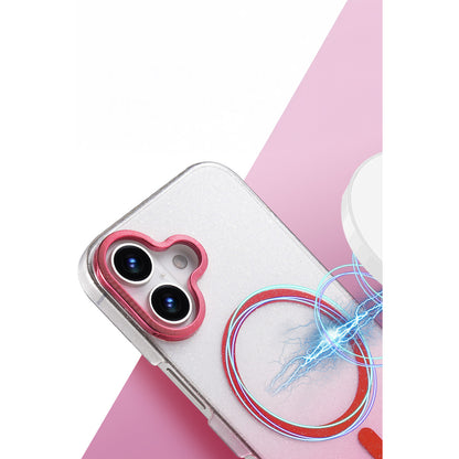 iPhone 16 Plus Glossy Magsafe Kapak - Pembe