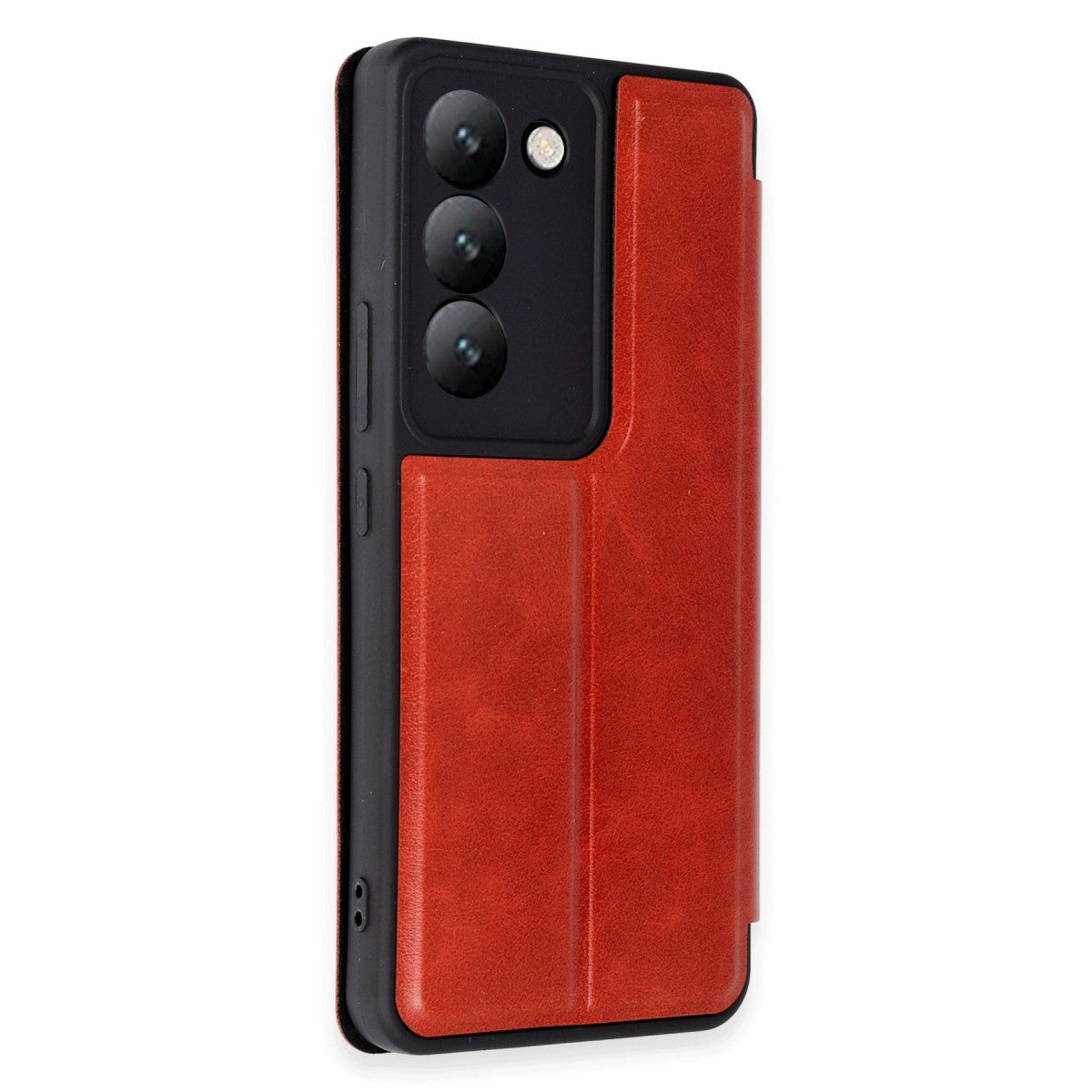 V30 Lite 4G Kılıf Flip Cover - Kırmızı