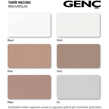 1 kg Ceviz Renkli İç ve Dış Cephe Tamir Macunu
